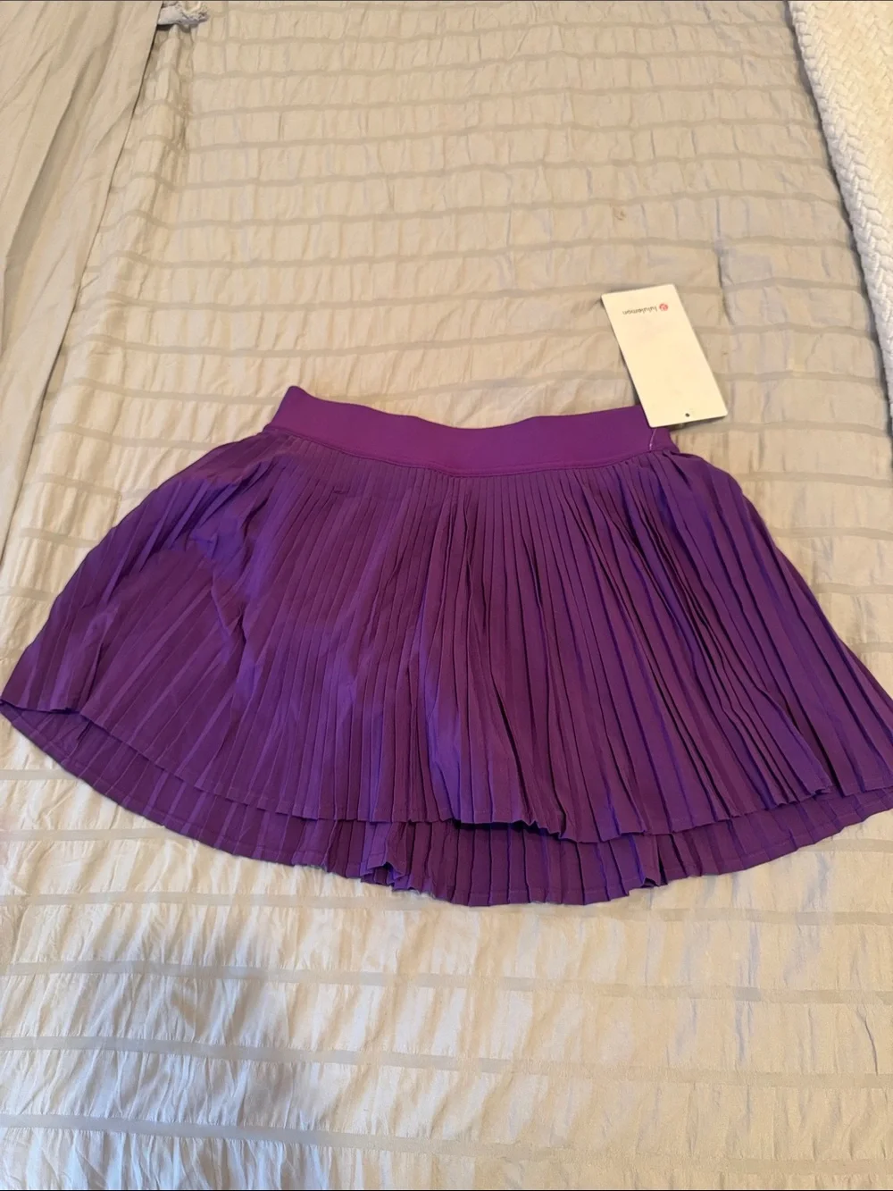 NWT Lululemon Varsity Pleated High-Rise Tennis Skirt 14” (College Purple) Size 4